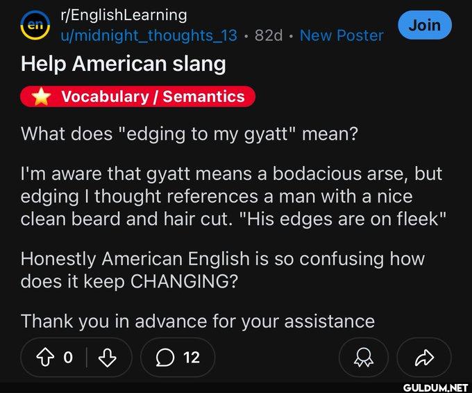 en r/EnglishLearning...