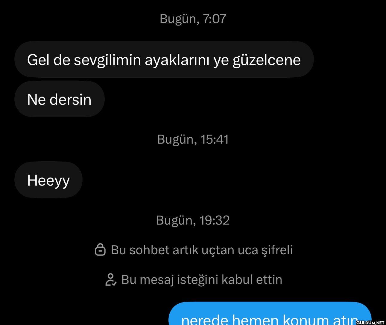 Ahlaksız mesajlar...