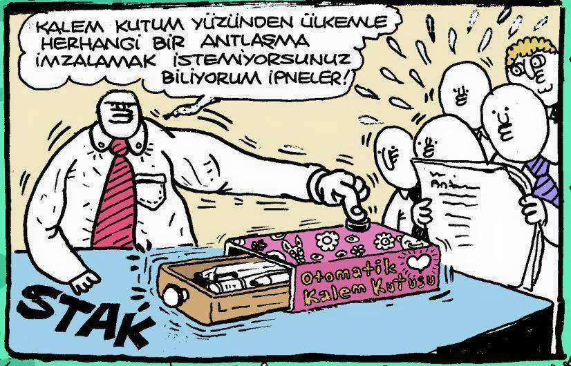 -Kalem kutum yüzünden...