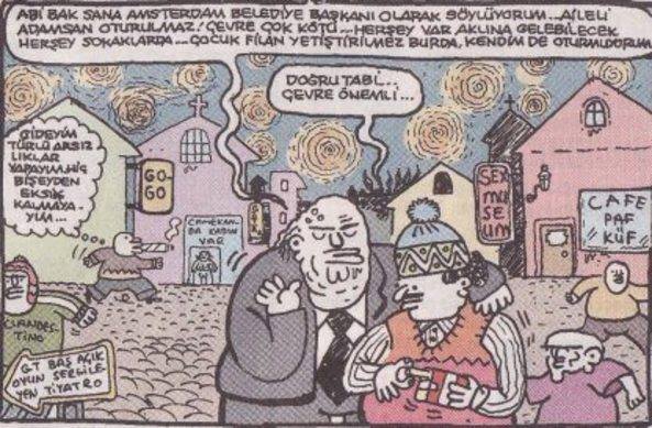 - Abi bak sana Amsterdam...