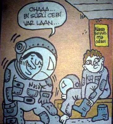 NASA Soyunma odası

 -Ohaa...