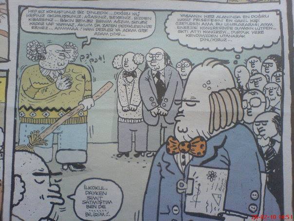 - Hep siz konuştunuz biz...