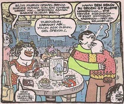 - Biliyo musun Hakan,benim...