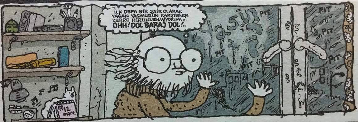 - İlk defa bir şair olarak...