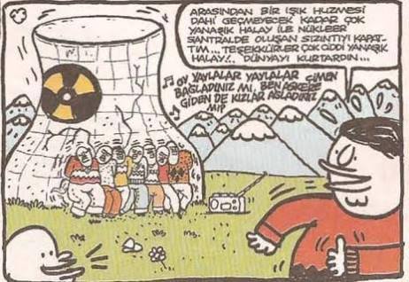 - Arasından bir ışık...