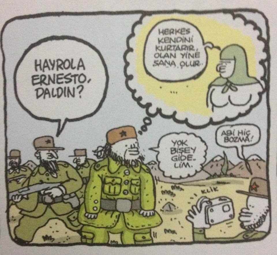 - Hayrola Ernesto daldın?...