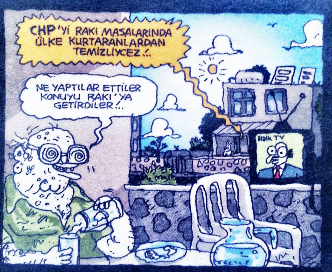 Halk Tv: CHP'yi rakı...