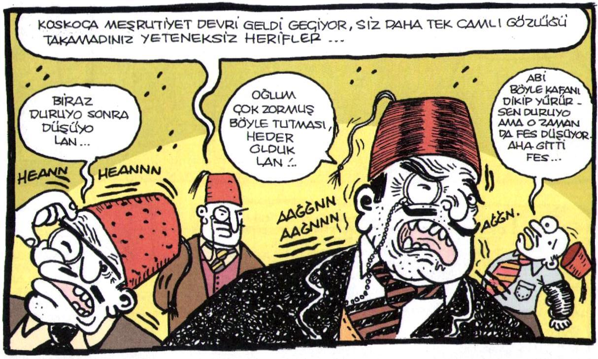 - Koskoca Meşrutiyet devri...