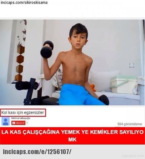 La kas çalışacağına yemek...