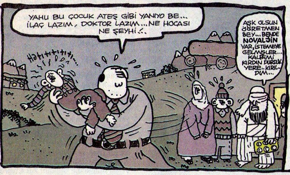 - Yahu bu çocuk ateş gibi...
