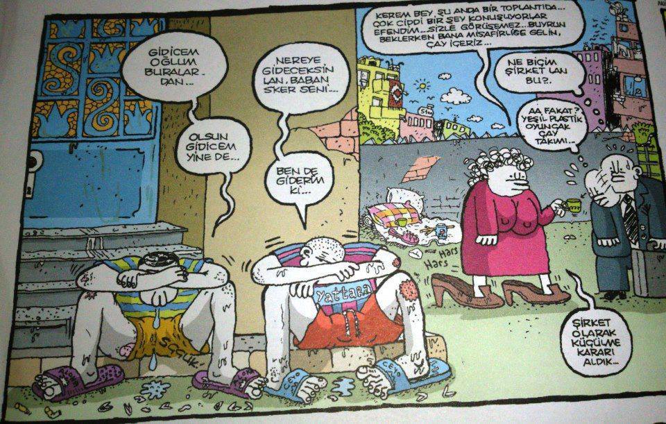 - Gidicem oğlum...