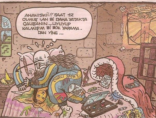 - Ananıskii..saat 12 olmuş...