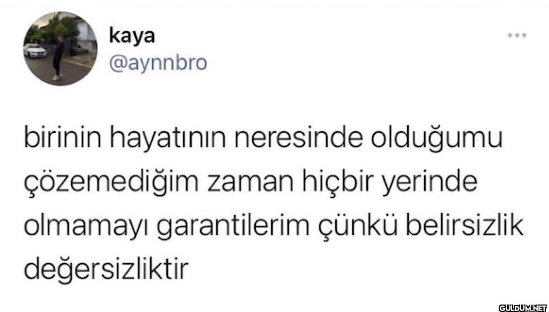 birinin hayatının...