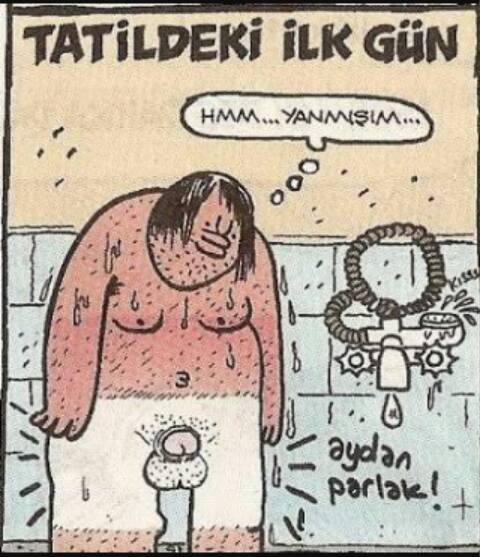 TATİLDEKİ İLK GÜN

...