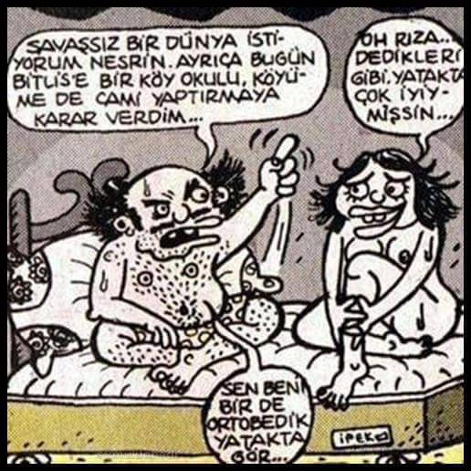 - Savaşsız bir dünya...