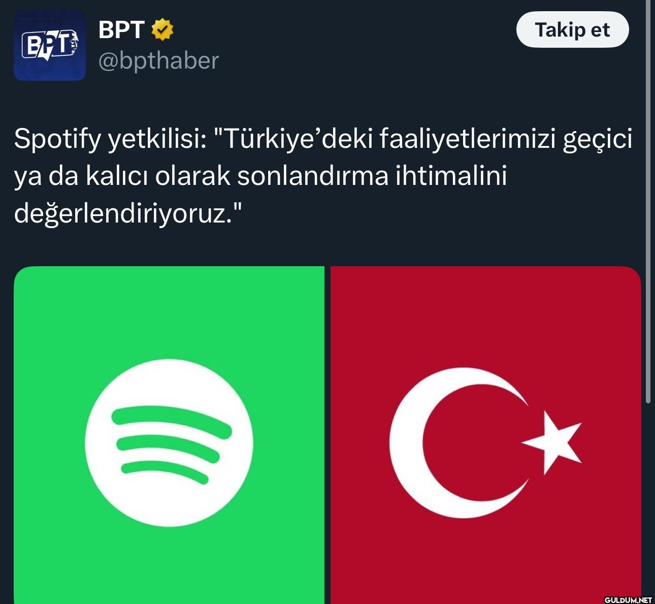 spotify kapanabilirmis ne...