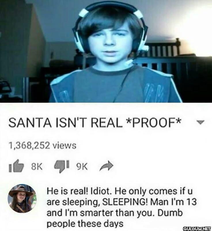 SANTA ISN'T REAL PROOF...