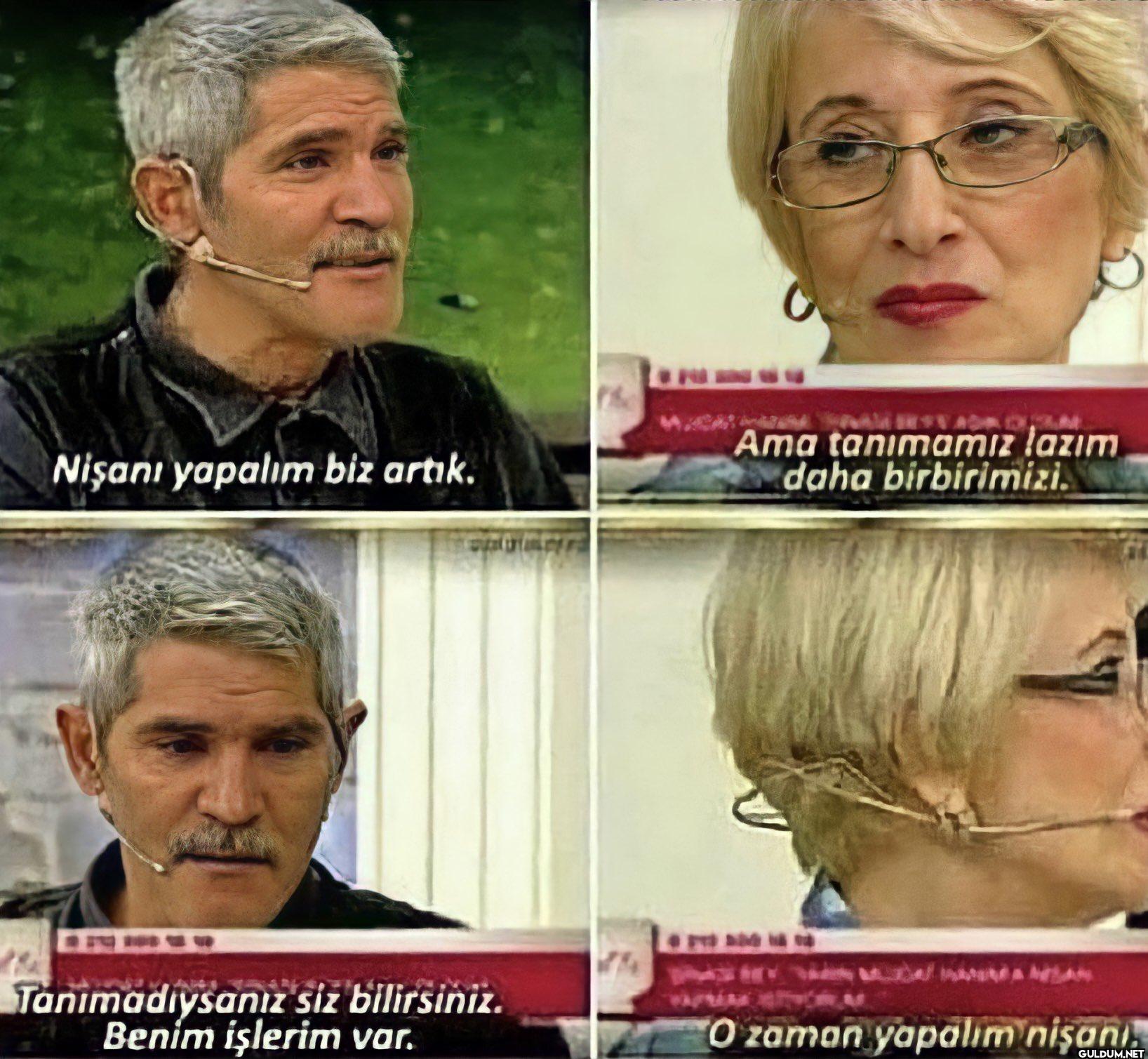 Nişanı yapalım biz artık....