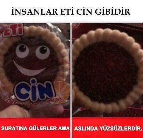 İNSANLAR ETİ CİN...
