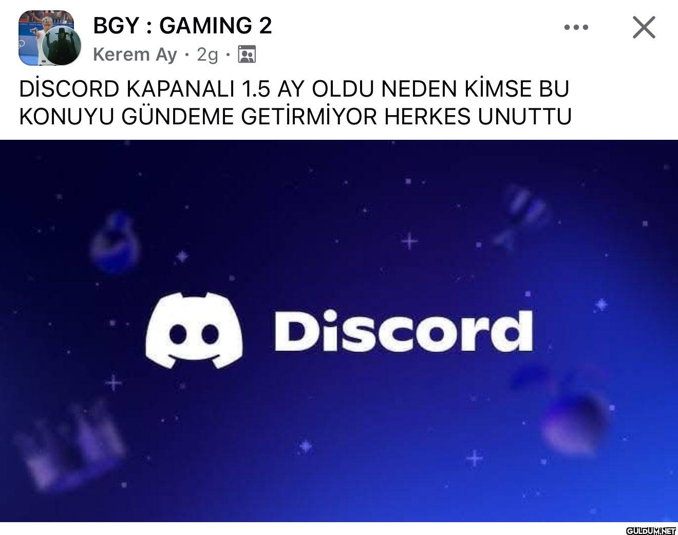 Discord 50 gündür tutuklu....