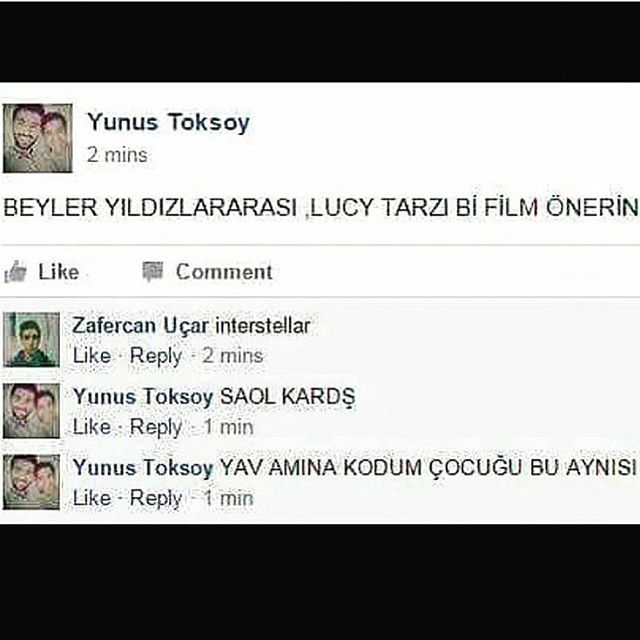 - Beyler yıldızlararası...