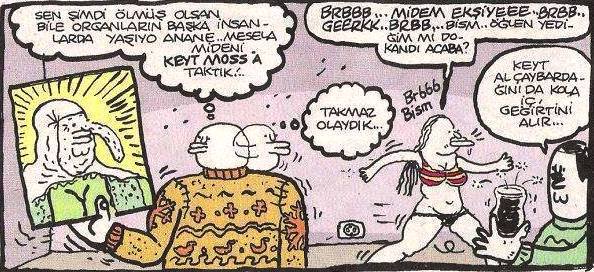…sen şimdi ölmüş olsan...