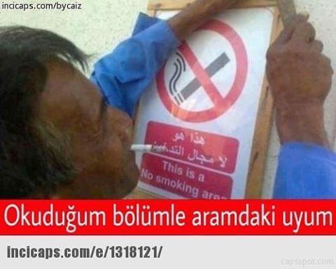 This is a
No smoking...