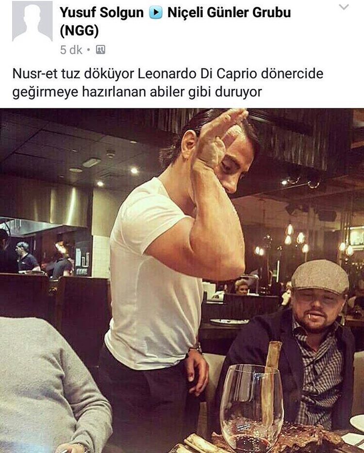Nusr-et tuz döküyor...