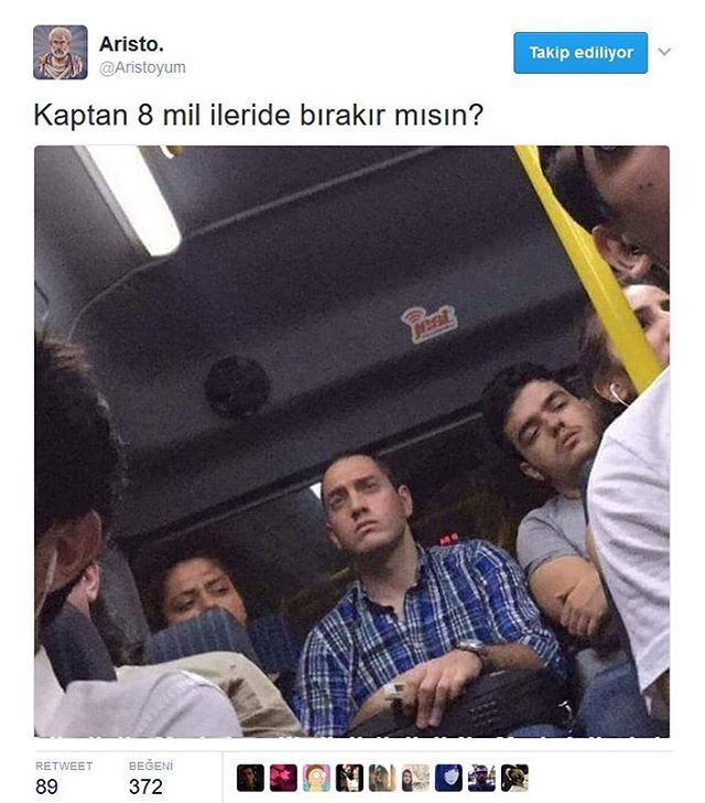 Kaptan 8 mil ilerde bırakır mısın?