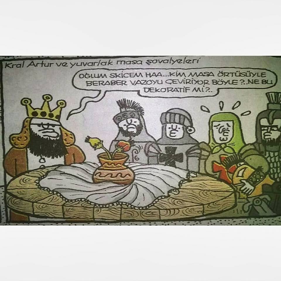 Kral Artur ve yuvarlak...