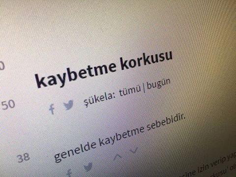 kaybetme korkusu
50
f y...