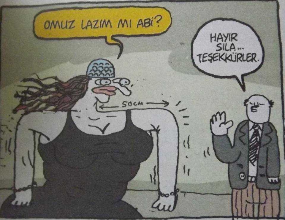 -Omuz lazım mı abi?  (50...