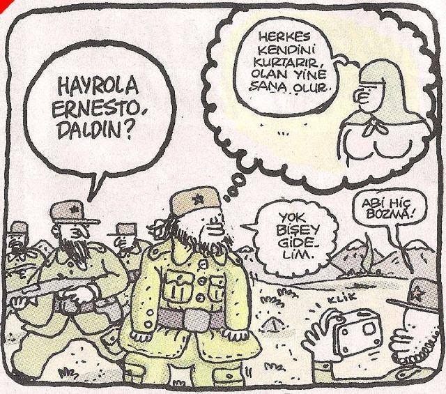 - Hayrola Ernesto daldın?...