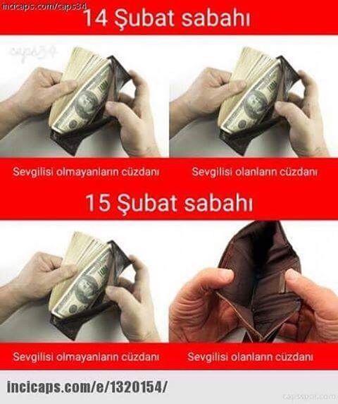 14 Şubat sabahı
Sevgilisi...