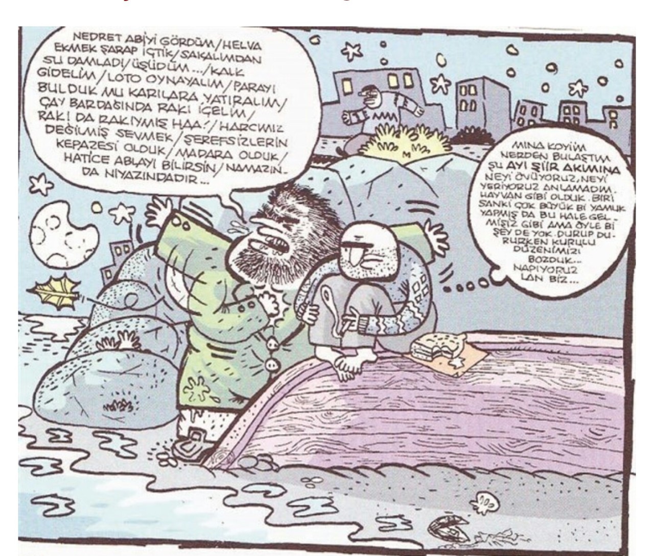 -Nedret abiyi gördüm/Helva...