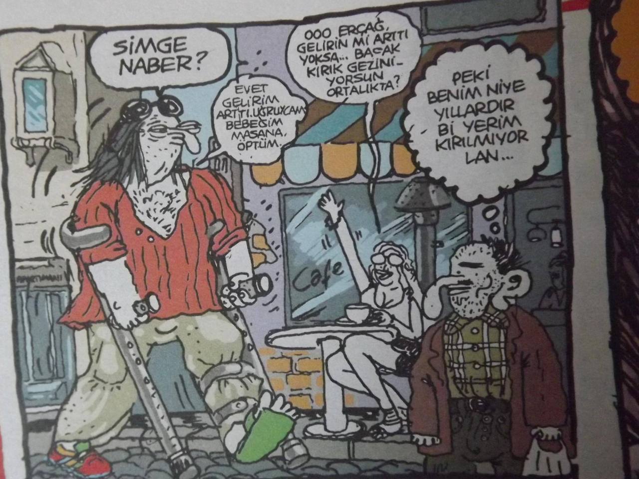 -Simge naber 
-Ooo Erçağ...