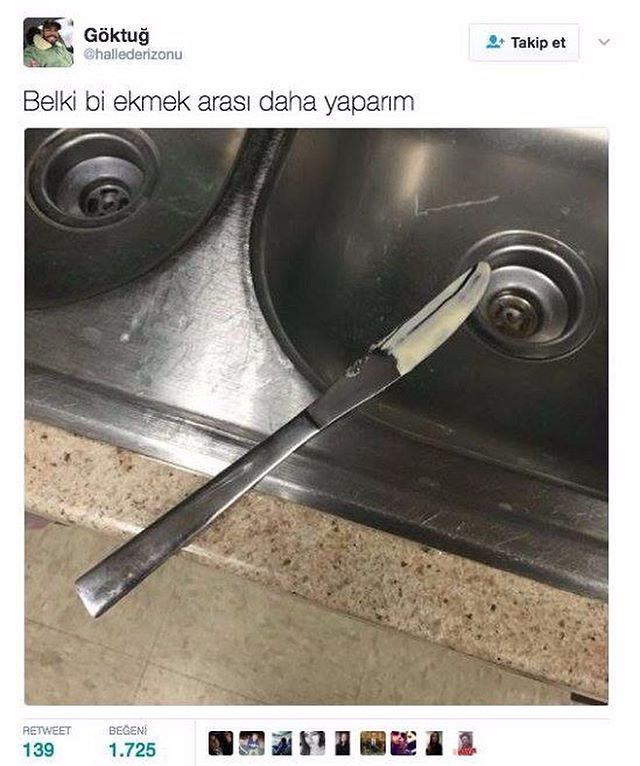 Belki bi ekmek arası daha yaparım