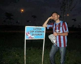 Lütfen çöp atarken düşünün