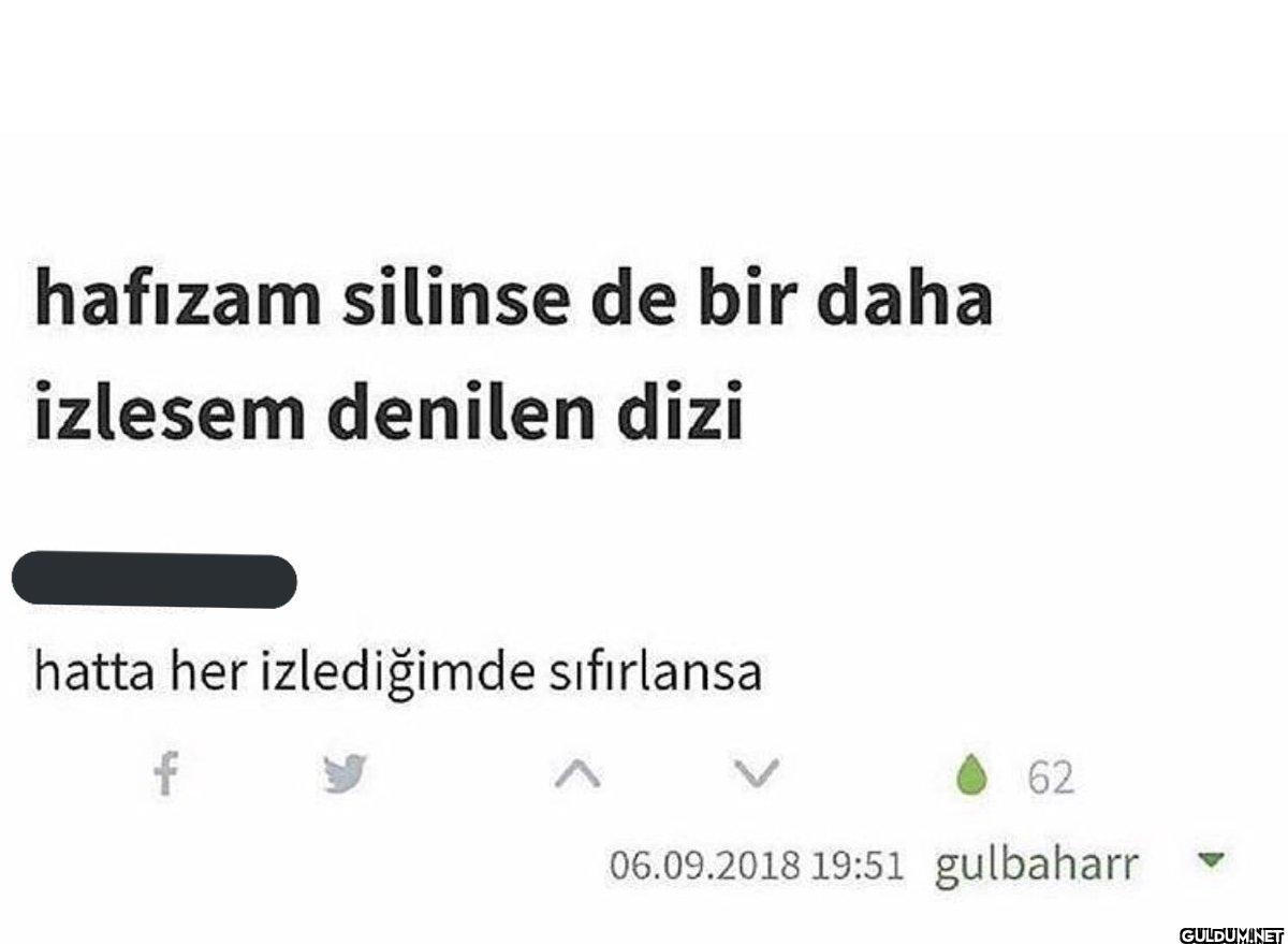 Dediğiniz bir dizi ✍️   ...
