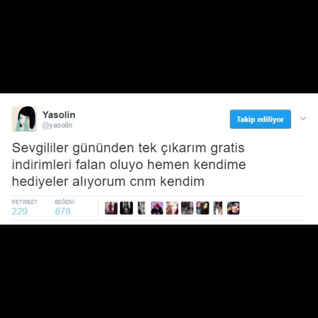 Sevgililer gününden tek...