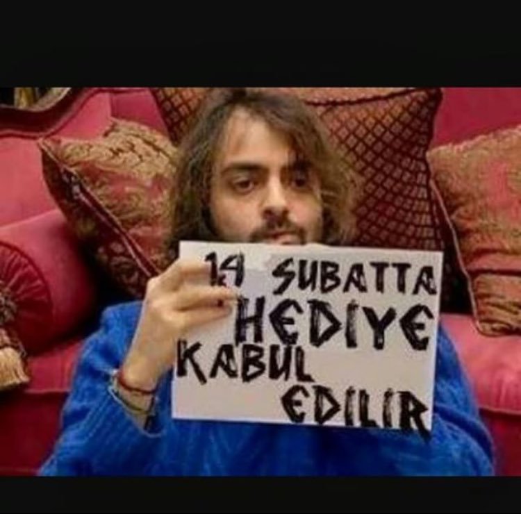 14 Şubatta
hediye
kabul edilir