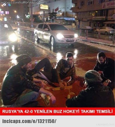 Rusya'ya 42-0 yenilen buz...