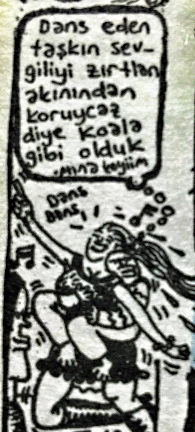 Dans eden taşkın sevgiliyi...