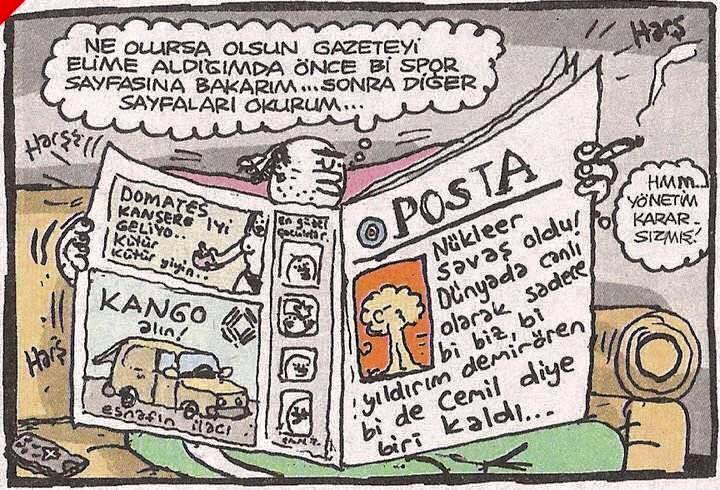 …Ne olursa olsun gazeteyi...