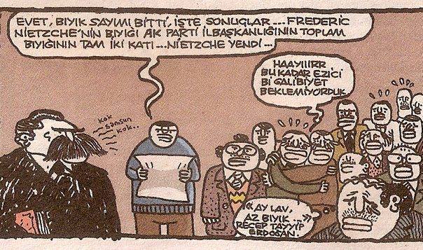 -Evet bıyık sayımı...
