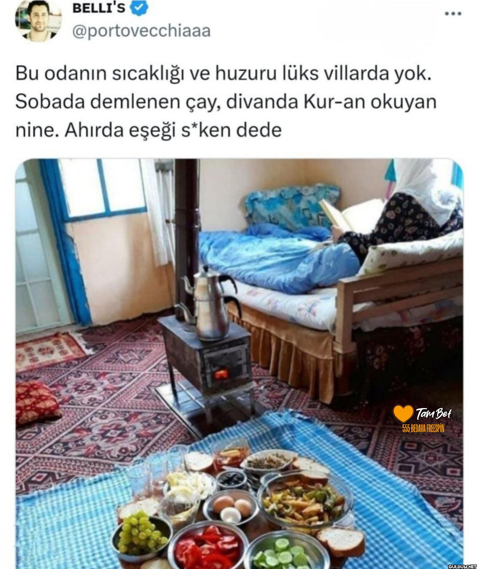Bu odanın sıcaklığı ve...