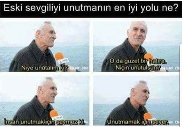 Eski sevgiliyi unutmanın...