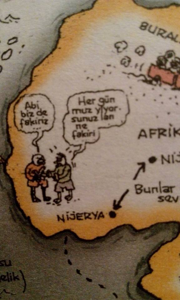 AFRİKA Nijerya
-Abi biz de...