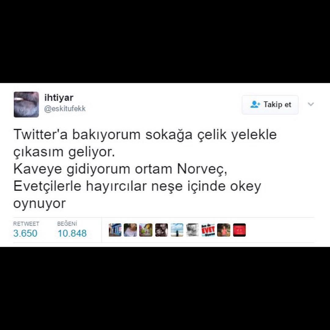 Twitter'a bakıyorum sokağa...