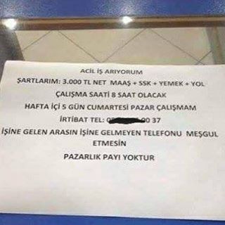 ACİL İŞ...